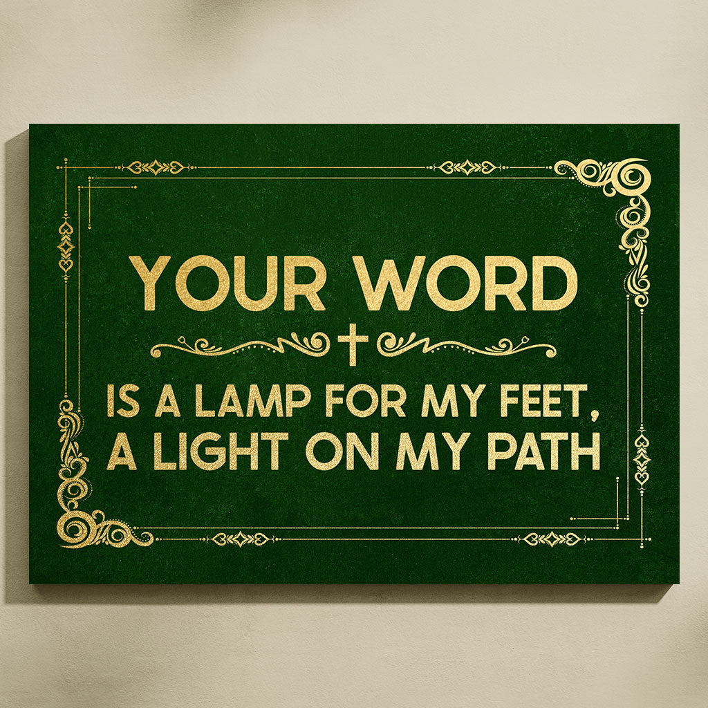 Your Word Is A Lamp For My Feet, A Light On My Path