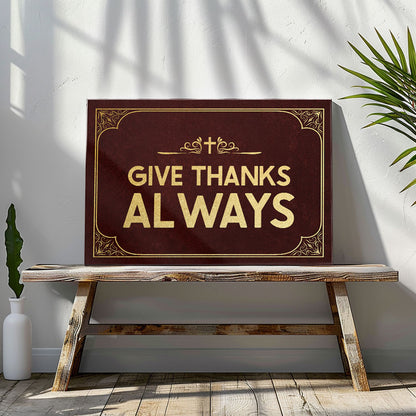 Give Thanks Always