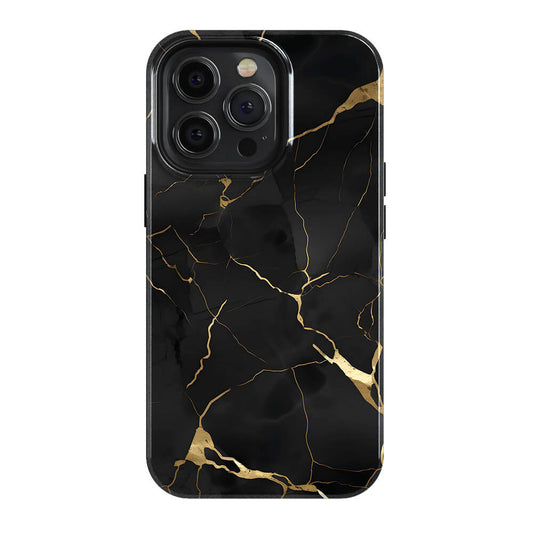 Black Marble iPhone Case