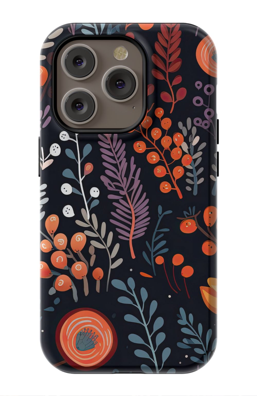 Boho Fall Cute Flowers iPhone case