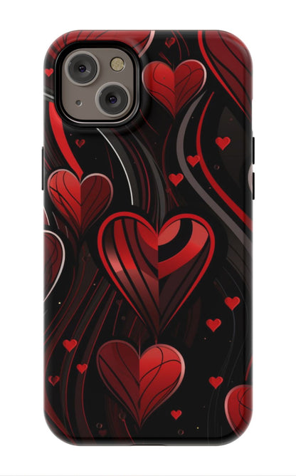 Red & Black Valentine iPhone case (6)