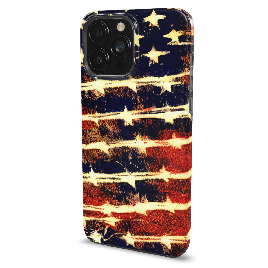 Vintage USA Flag iPhone case